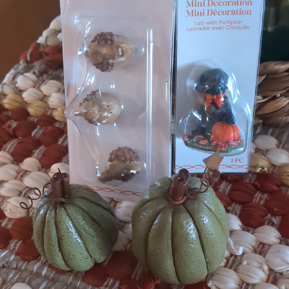 Fall/Autumn Mini Decor Set